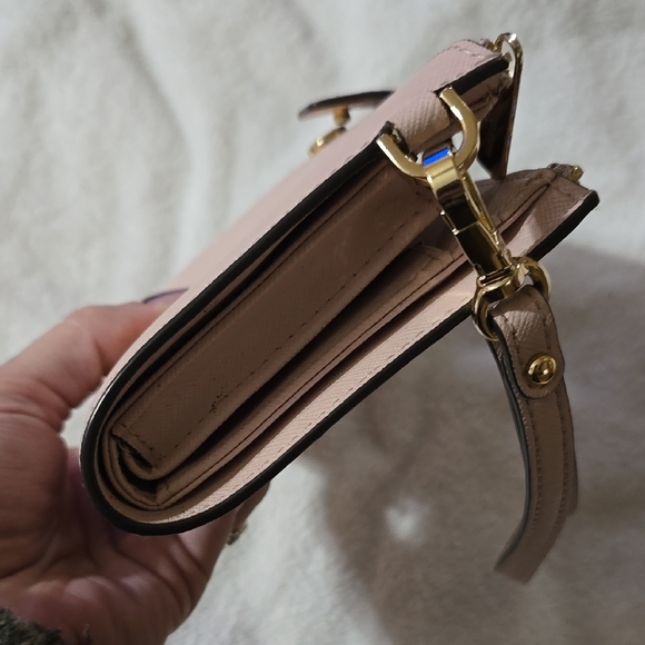 Michael Kors Women's Jet Set Travel Double Zip Wristlet/Powder Blush - Picture 4 of 10